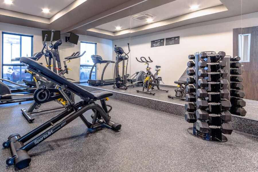 Fitness center at Comfort Inn Delicias